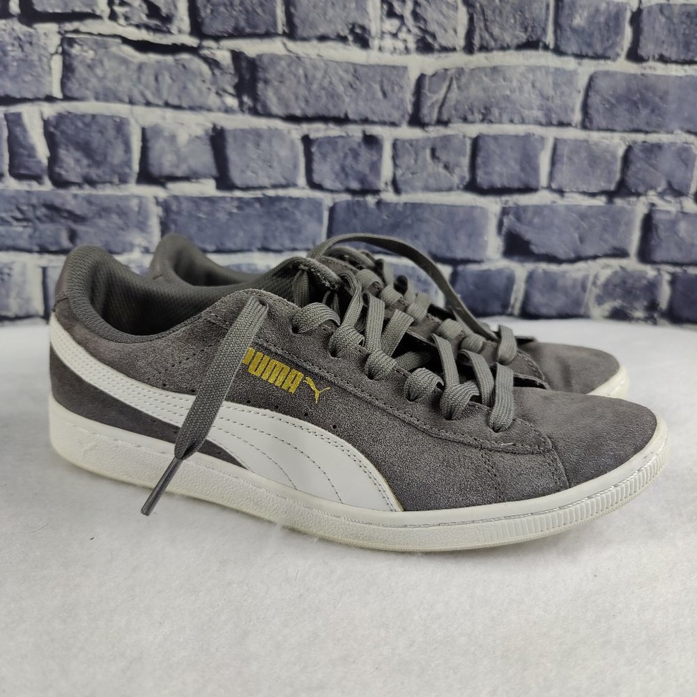 Puma Womens Vikky 362624 16 Gray Casual Shoes Sneakers Size 9